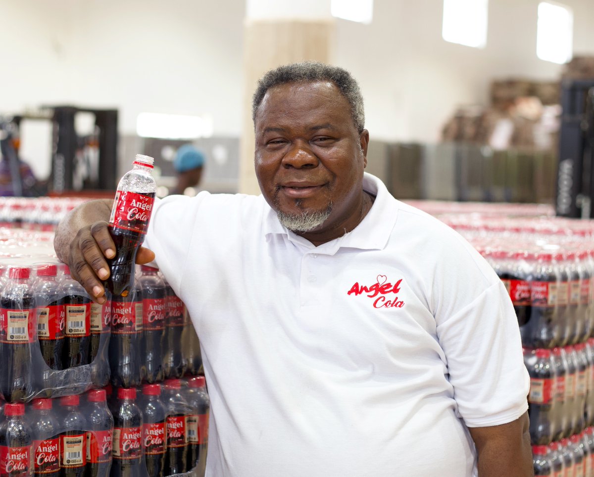 I’m super excited to introduce you to our new soft drink, Angel Cola. It is prepared from the best ingredients that will give you vitality and complete refreshment. ‘Our day’ is here, enjoy Angel Cola!