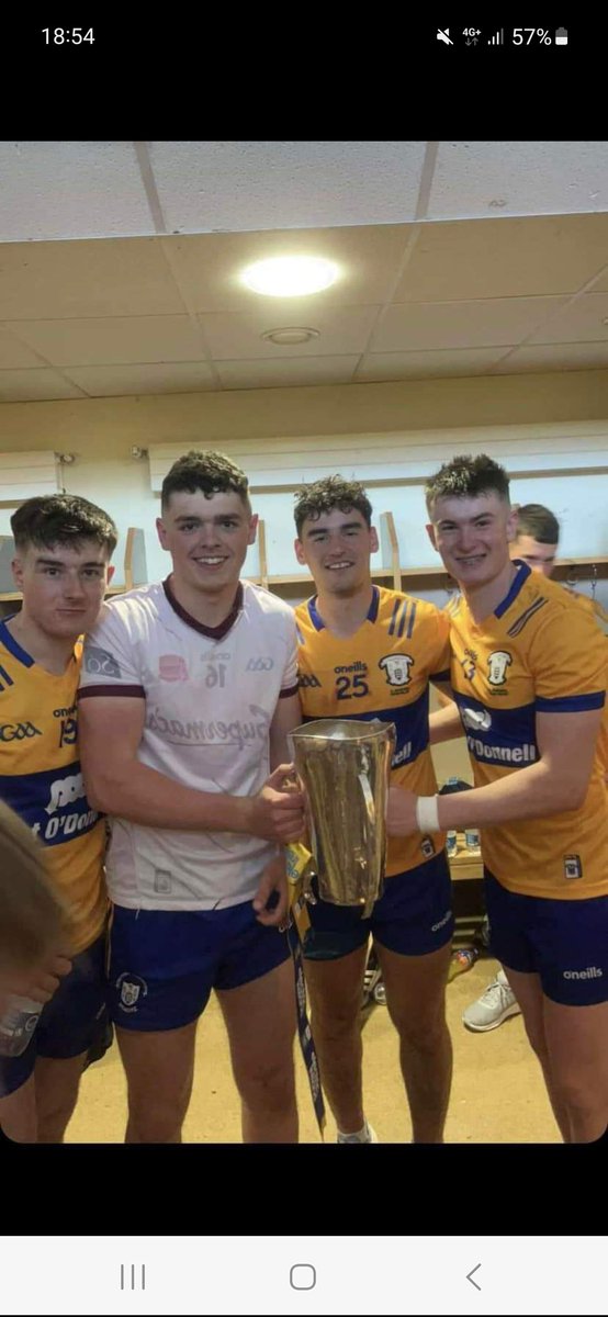 Huge Congratulations to the Clare Minor Team. We couldn’t be more proud of our Parish Boys Ogie, Mark, Conor & Padraic. Ye have done us proud. Enjoy the celebrations 🎉🎉🎉