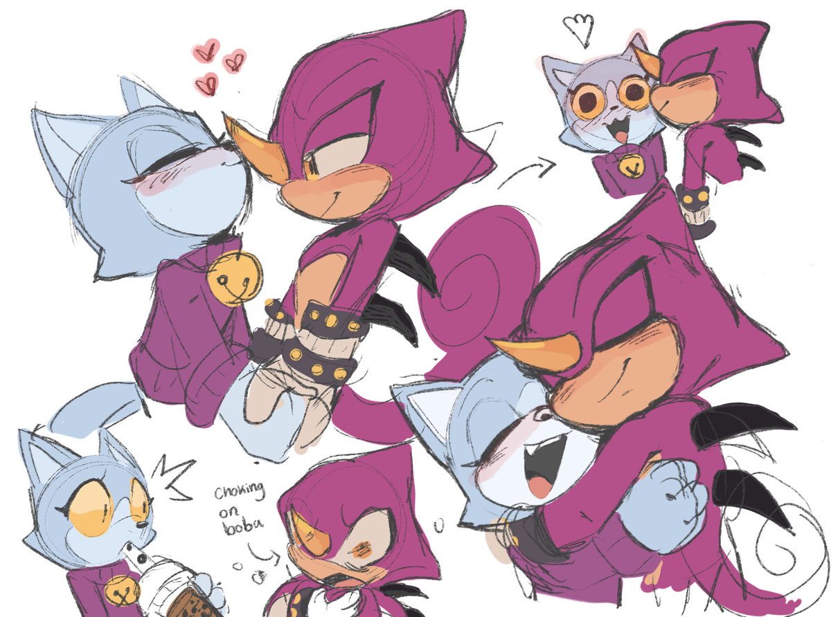 They are everything and i am not normal about them-

#Espikat #sonicfanart #espiothechameleon #katthecat