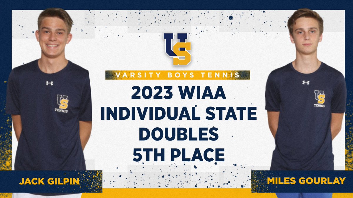 Congratulations to Jack and Miles for placing 5th in this weekends 2023 WIAA Individual State Championship in doubles! Go Cats! @usmsocial @USMAthleticsAD #WildcatsLead