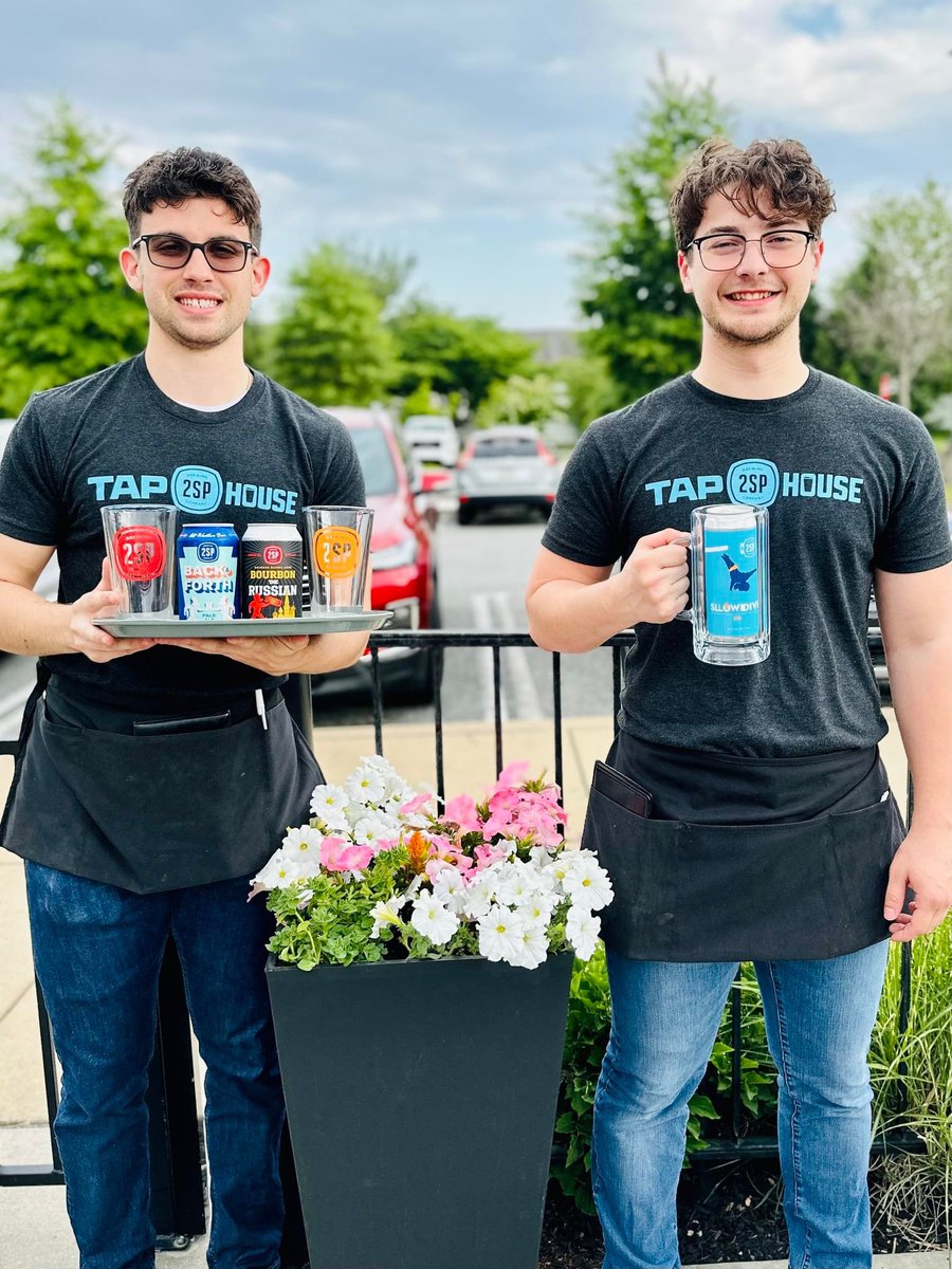 #StaffAppreciationPost is here, and today we would like to highlight two of the newest members of our team. 👏  On the left you see Thomas he is a seasonal employee who worked at the pub in Wilmington.  On the right is Drake brand new to the company.  🙌 #2sptaphouse