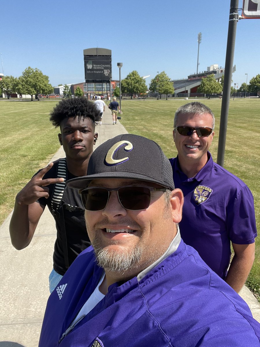 What do you do the day after winning a state championship in track? Start the football camp circuit!! <a href="/MekhiWingfield/">Mekhi Wingfield</a>