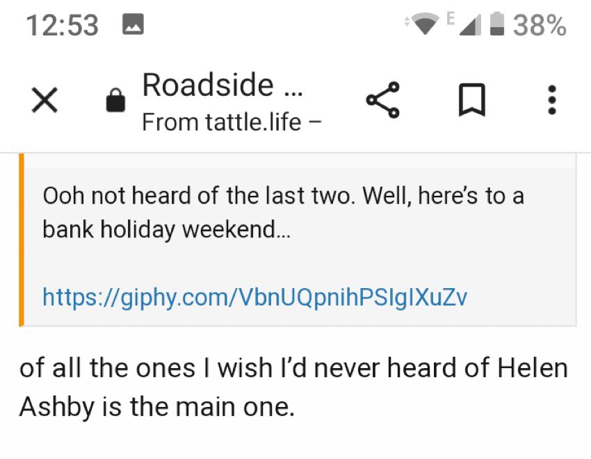 @SchwimSchwim920 ….Thought Of The Day!!!
This just popped up from an unexpected source!! 
It appears HelenAshby72 is gaining fame…. Or is it infamy? Another thread on Tattle Life seems to have picked up on her ‘story’ 
Totally unrelated to anything that’s been posted on here.