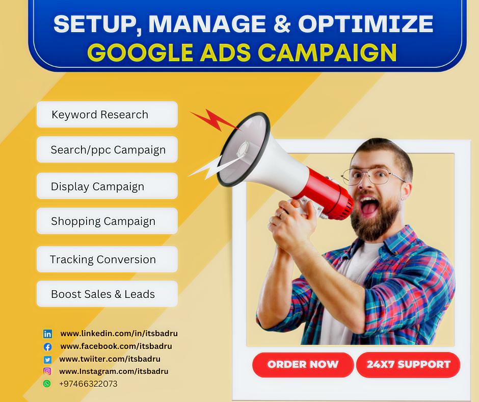 ✅ Are you looking for high-quality traffic and maximize your sales? Look no further! 🚀

🔹 Search Ads 🎯: Customers searching for your products or services.

🔹 Shopping Ads 🛒: Displaying your products in search results.

DM now! 📩 #shopifyMarketing #GoogleAdsCampaign