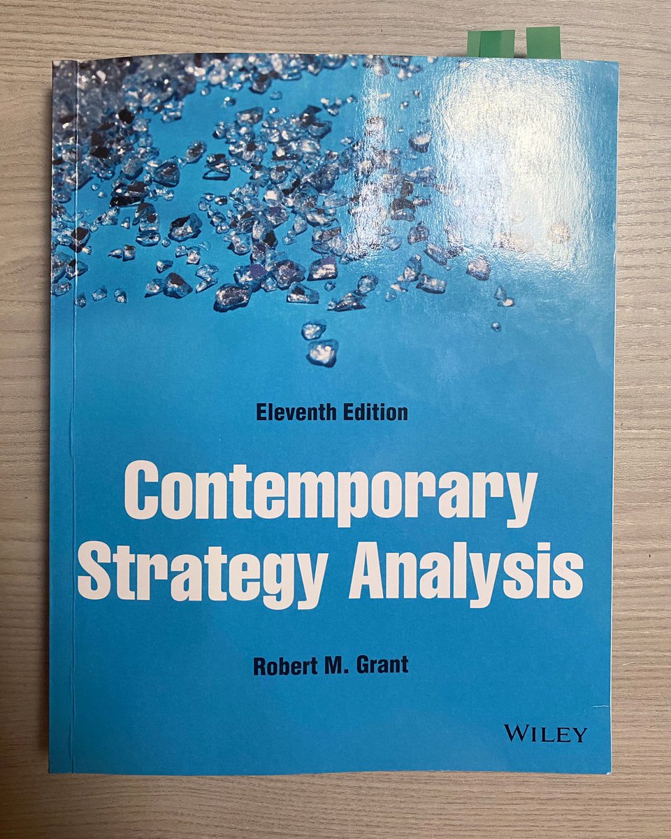 strozzi_a's tweet photo. I highly recommend "Contemporary Strategy Analysis" by Robert M. Grant for professionals seeking to enhance their strategic thinking skills. This comprehensive book offers valuable insights into the complexities of modern #business #strategy. https://t.co/RzCx8ezJUp