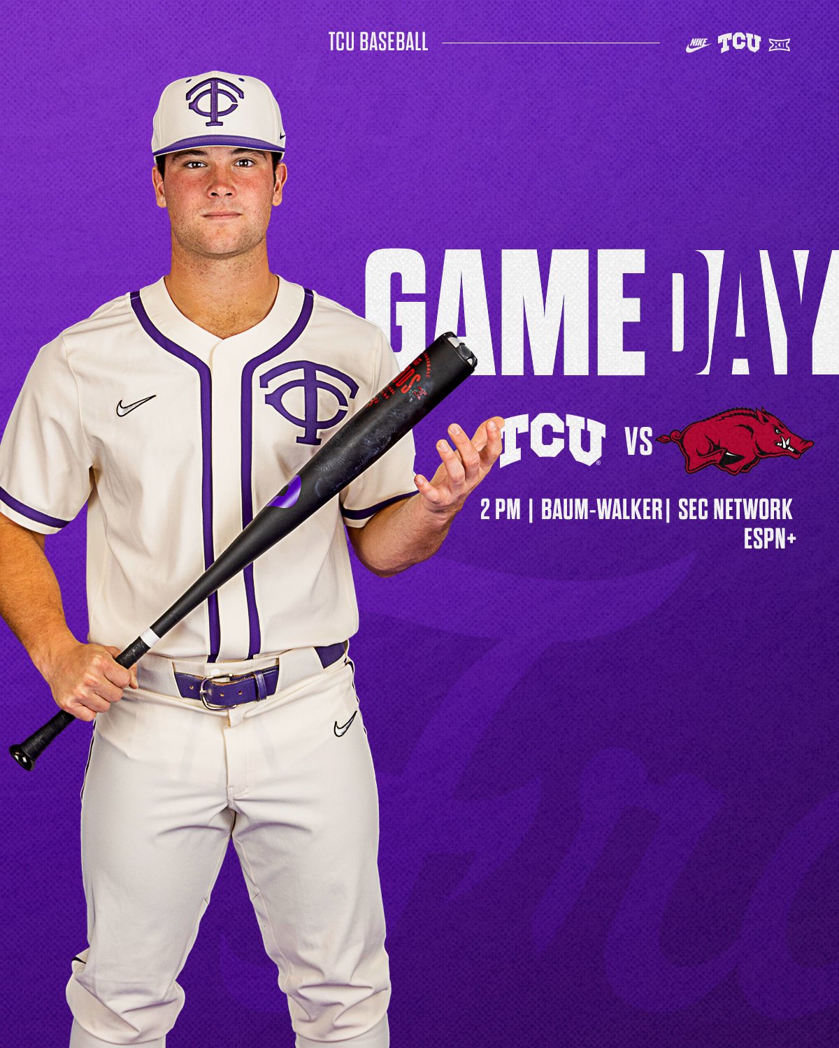 TCU Baseball on X: Let's try this again! See you at 2! 🔗 https