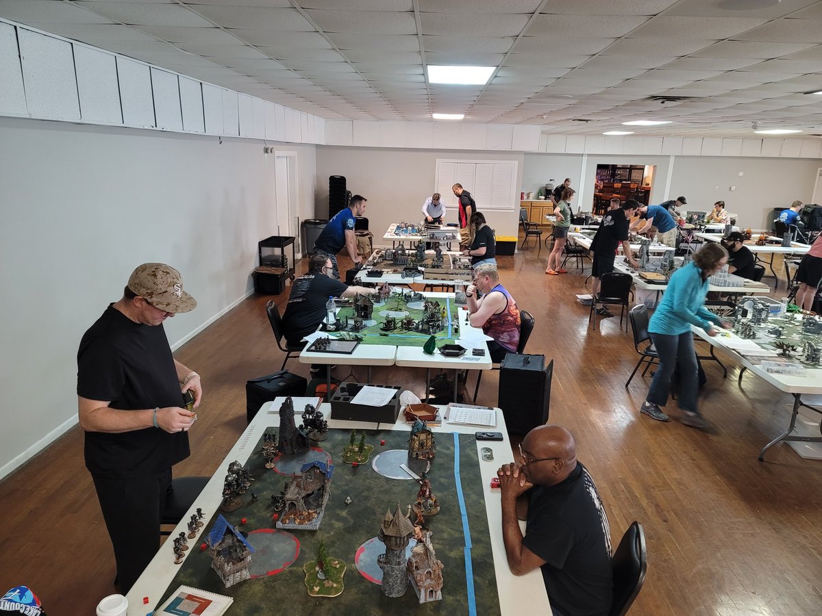 GnoblarG's tweet photo. AFD6 Age of Sigmar, Game #4! https://t.co/GQGyT51XhL