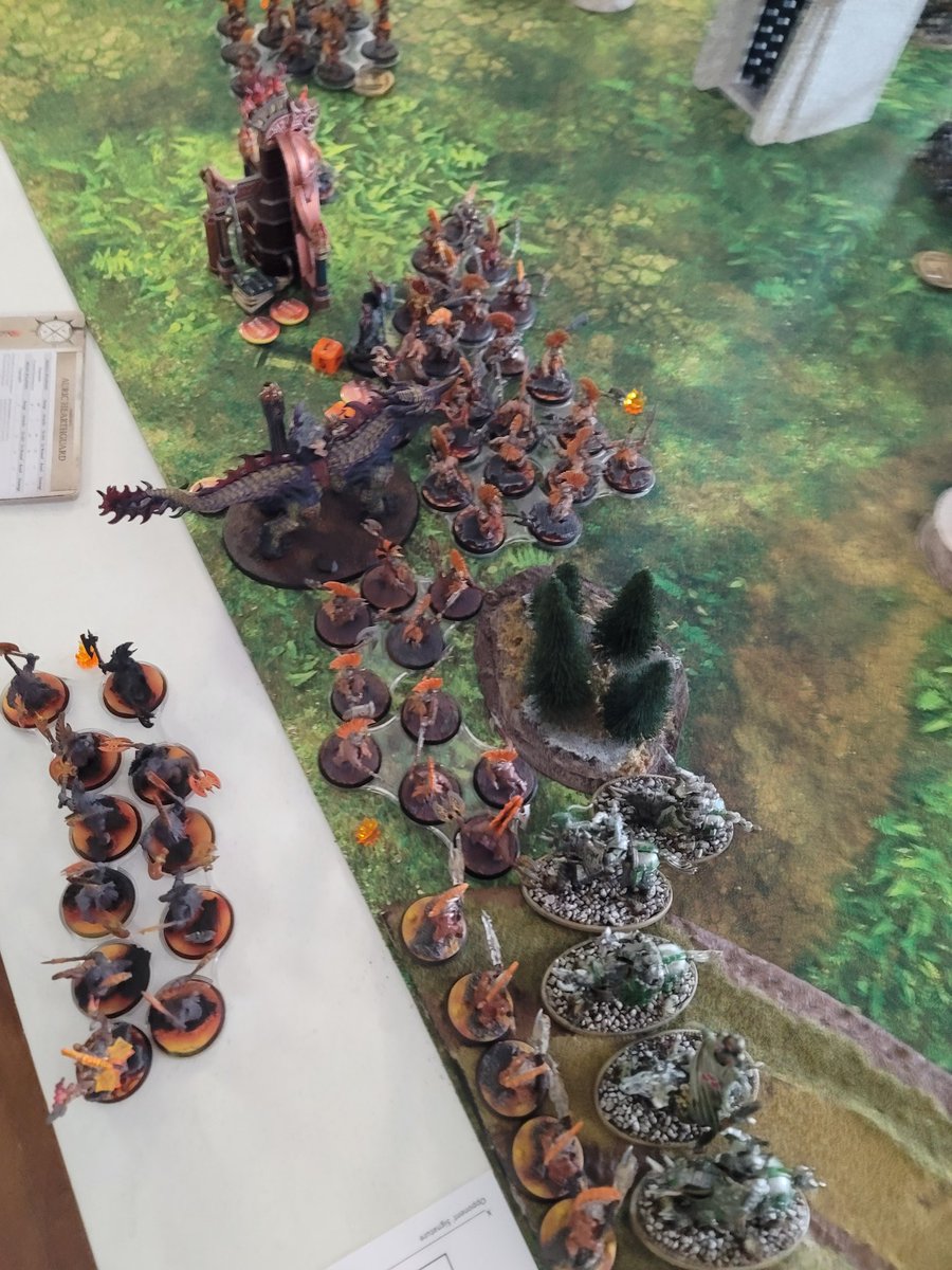 GnoblarG's tweet photo. AFD6 Age of Sigmar, Game #4! https://t.co/GQGyT51XhL