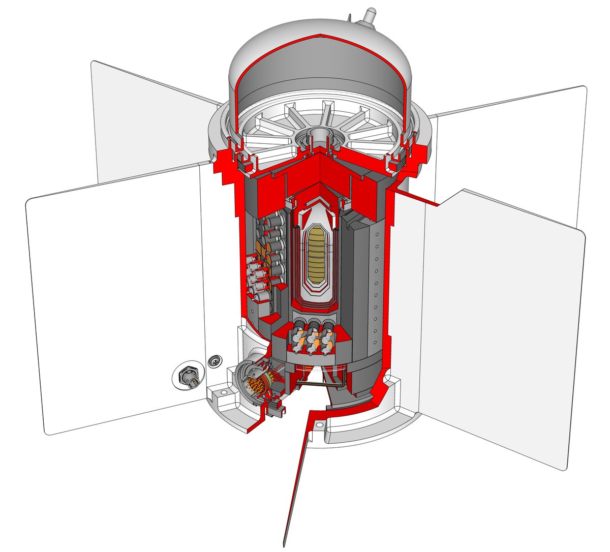 TFDahl's tweet photo. SNAP-19 Viking Radioisotope Thermoelectric Generator (RTG) for my W-I-P Viking '75 Mars lander #3D
@SketchUp
model.
@MarsVikingTeam
@airandspace
@NASA_Langley
@museumofflight
@casciencecenter
@VaAirandSpace
@matthewshindell
@FutureJurvetson https://t.co/NpxAZNkwBZ