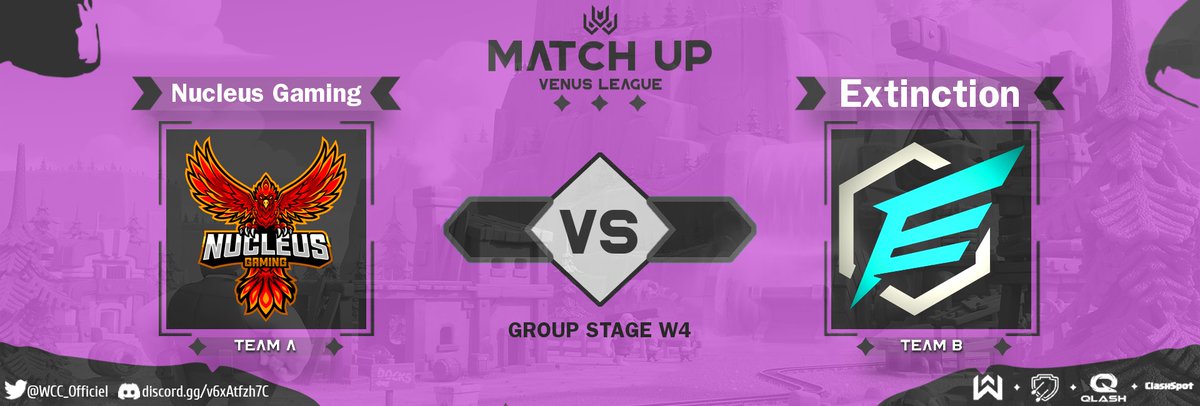 It's Matchday ⚔️

After a long time we will be streamed again by <a href="/ClashWithWeini/">Weini</a> in <a href="/WCC_Officiel/">World Clash Cup</a>'s Venus League against @NucleusGaming_ 🥊

Tune in at 9pm CEST 📺
 twitch.tv/clashwithweini…