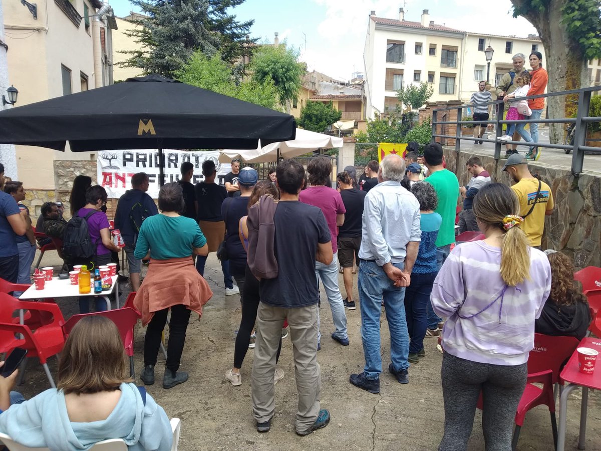 🫱🏽‍🫲🏾 La solidaritat antifeixista i el suport mutu davant la repressió avui al Priorat de la mà de l'@AntifaPriorat
