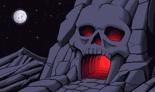 TheSpecialKarl's tweet photo. The remake of the underworld entrance cutscene background I've done for the book 1 of the Betrayed Alliance game by @slattstudio, using "Goth Blood 21 by SawdustEater" color palette from #rejectedpalettes.
@RejectedPalette #randomRPL #pixelart https://t.co/Wqfd6EBZ3i
