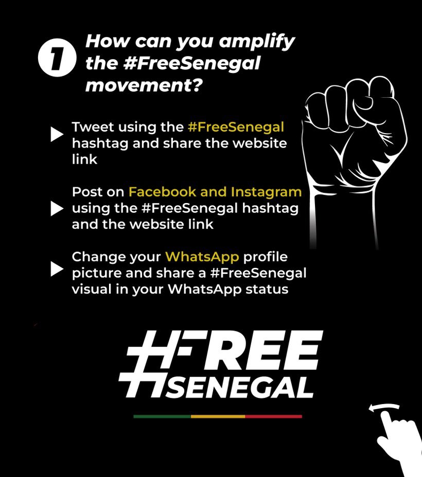 serigne_thier's tweet photo. 🚨🚨🚨 HOW CAN I AMPLIFY THE #FreeSenegal MOUVEMENT ? 👇🏾👇🏾👇🏾👇🏾

RT PLEASE GUYS 🙏🏾 https://t.co/y4fCUc6bac