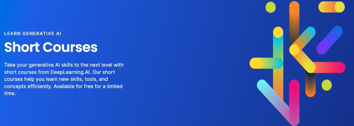 Tired of just using AI tools without understanding how they work?

Then this is for you! 💥

@DeepLearningAI_ together with @OpenAI  have just launched 3 NEW FREE Generative AI courses 👇🏻