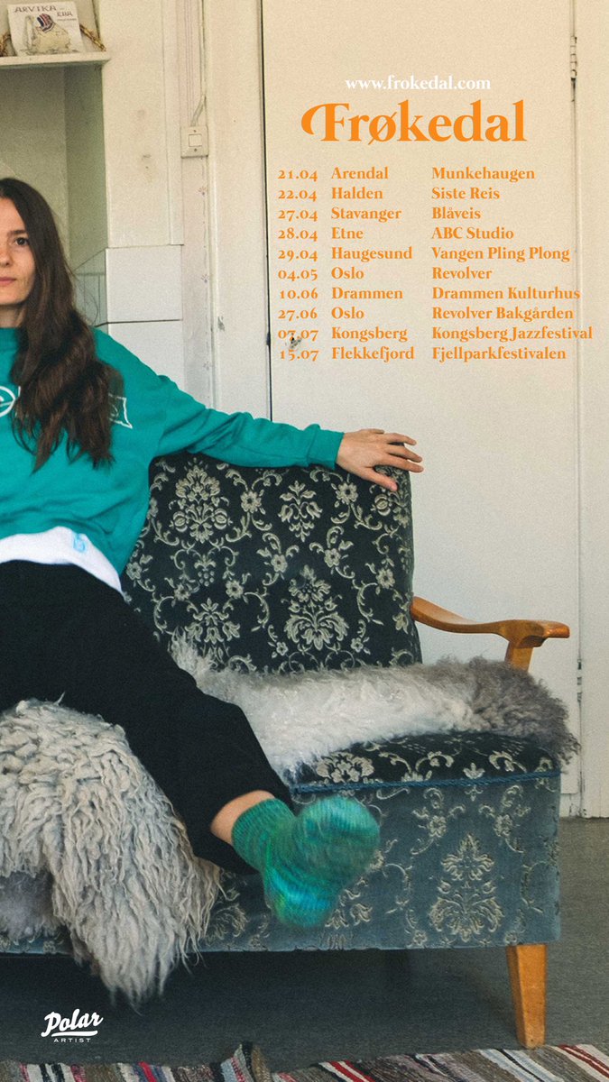 Frøkedal (@frokedalmusic) on Twitter photo About to make a new record, take a small break from doing concerts and change my socks.
Just 4 more gigs this summer!
Tix: frokedal.com
#drammenkulturhus <a href="/revolveroslo/">Revolver</a> <a href="/Fjellparken/">Fjellparkfestivalen</a> <a href="/kongsbergjazz/">Kongsbergjazz</a> About to make a new record, take a small break from doing concerts and change my socks.
Just 4 more gigs this summer!
Tix: frokedal.com
#drammenkulturhus <a href="/revolveroslo/">Revolver</a> <a href="/Fjellparken/">Fjellparkfestivalen</a> <a href="/kongsbergjazz/">Kongsbergjazz</a>