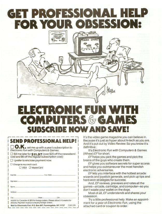 OldTechAdverts's tweet photo. Magazine specifically for games. Even the therapist are playing it.
https://t.co/hQy1vVgRRa
#Atari8bit #8bitlove #retrocomputing #retrogames https://t.co/ovMG9U4CnV