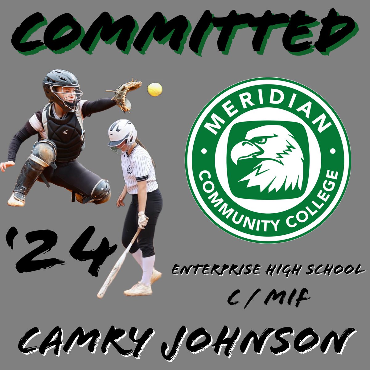 After a lot of prayer and consideration, I have decided to continue my academic and athletic career at <a href="/MCCEaglesSB/">MCC Eagles Softball</a> !! So thankful for this opportunity &amp; can’t wait to be an Eagle💚🦅 
<a href="/MsElite16u/">MS Elite 16U</a>