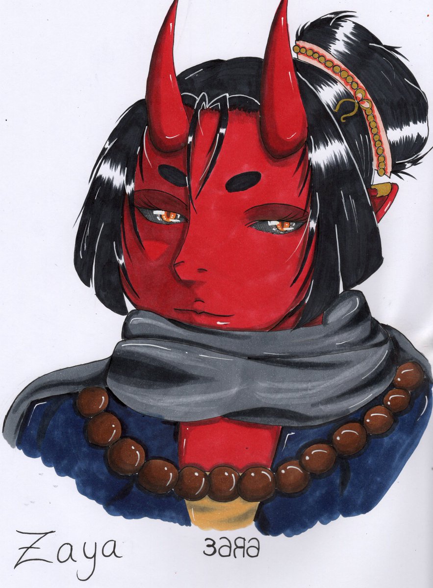 Tiefling monk for the DnD campaign we just started.
#originalcharacter #OC #copic #copicmarkers #drawing #art #ArtistOnTwitter #dnd #dungeonsanddragons #oni #tiefling #monk