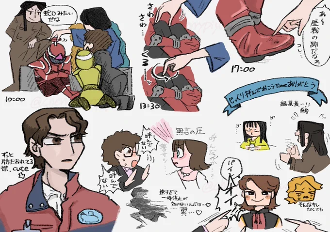 #ドンブラFLT #ドンブラザーズ 

配信アーカイブがおわっちゃうのが寂しすぎて観ながらずっと描いてた
ほんとは全然まだ足りない!
楽しい時間をありがとうドンブラザーズ😭あとのまつり展、いくよ! 