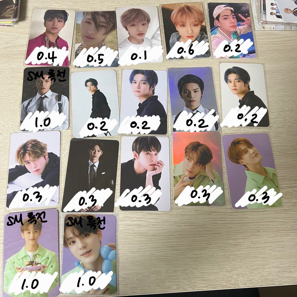 jayde950701's tweet photo. 엔시티 포카 양도합니다

1.0 이상 3장 이상만 거래

하자 예민하신 분 X 빛비춤 확인 X

nctdream 127 엔시티 드림 일이칠 재민 런쥔 해찬 정우 도영 지성 제노 마크 정우 재현 도영 태용 쟈니 태일 유타 2020 2022 슈퍼엠 캔디 도재정 음중 광야 포카 셀카 릴스 버�� 특전 2018 시그 시즌그리팅 https://t.co/Rzu2q3hpBX