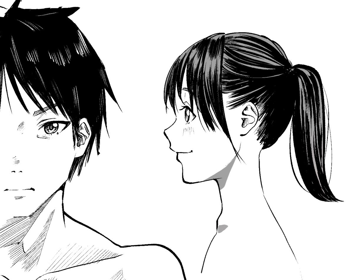 漫画風の練習
