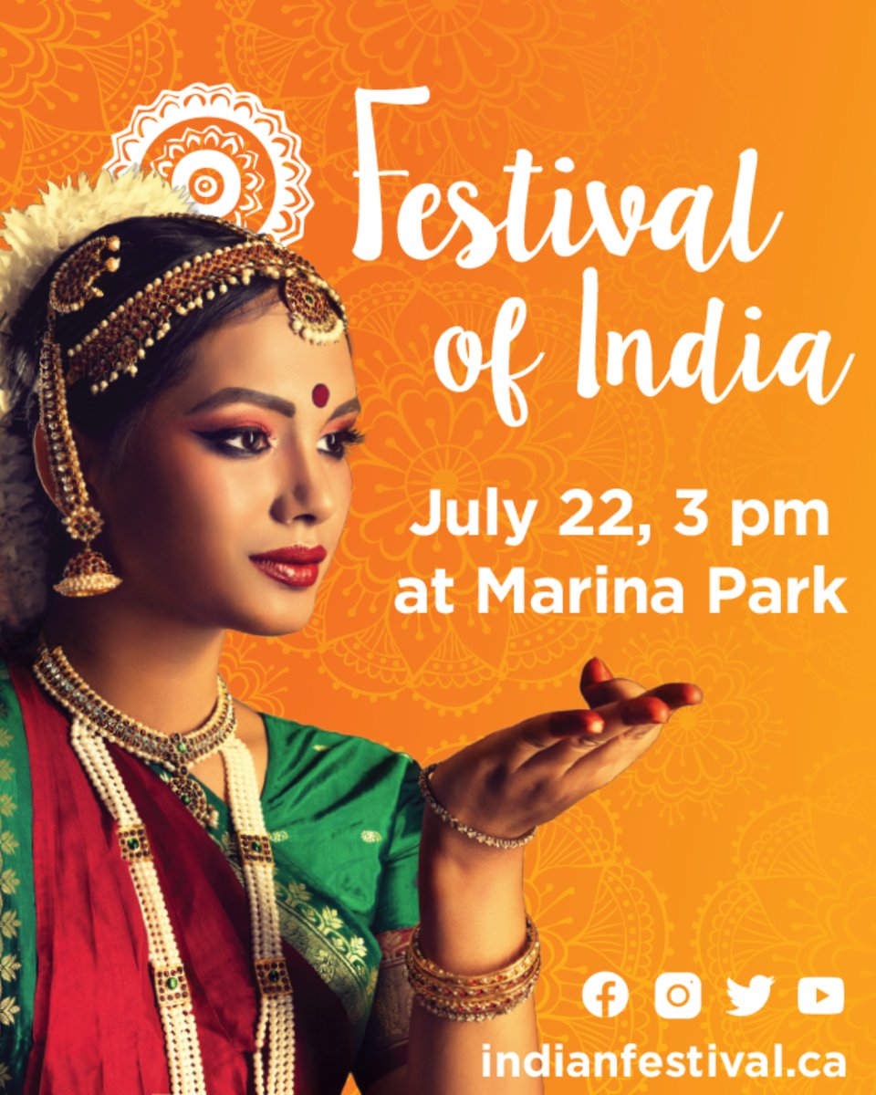 Experience the joy of family time at the Festival of India, where cultural festivities come alive
2023, Festival of India and Festival of Colours Thunder Bay.
July 22- 23, Marina Park. 3 pm to 8 pm.
#Indianfestival
Book tickets for Festival of Colours at festivalofcolours.ca