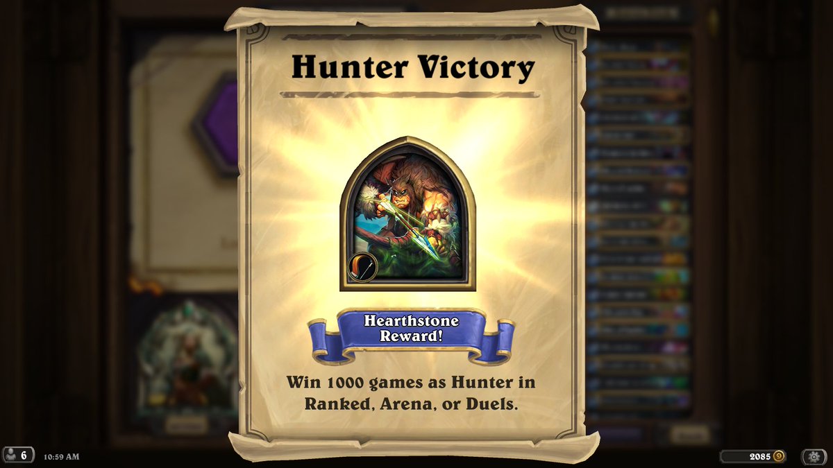 darkfielder's tweet photo. Finally got to 1000 wins as Hunter! https://t.co/rIzuNQxKSf