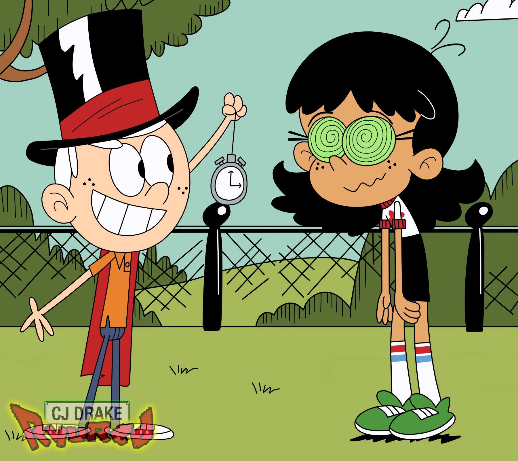 ✨New CJ Drake RyuRed✨ on X: ✨Its time for magic. ✨Stella offers to help  Lincoln with his new magic trick, hypnosis. ✨I hope you like it. ✨Adieu.  TheLoudHouse TheLoudHouseFanart StellaZhau LincolnLoud fanart 