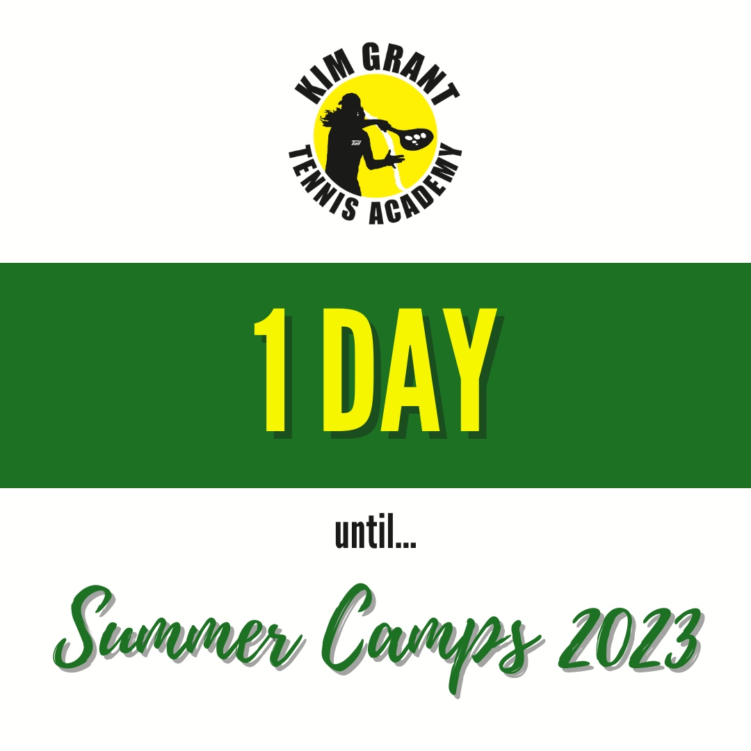 kimgranttennis's tweet image. 1 DAY AWAY!!!
Run, don't walk.
Sign up NOW!
Summer Camps start tomorrow!
Link in bio to sign up!
.
.
.
.
.#kimgranttennisacademy #kgta #betheexception #tennis #summer #sumertennis #summercamp #summertenniscamp #tenniscamp #summertime #tennistime #sleepawaycamp