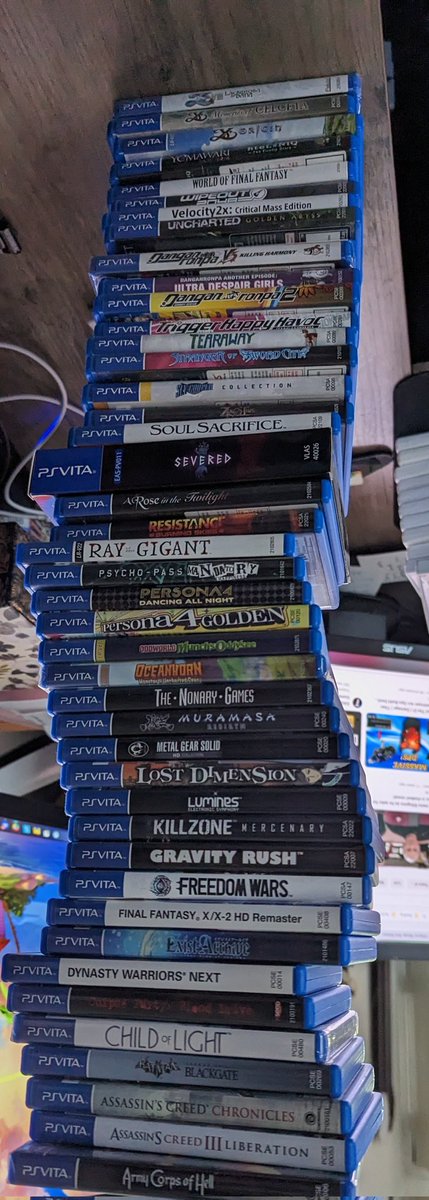Starting with the #Vita collection.
#gamecollecting