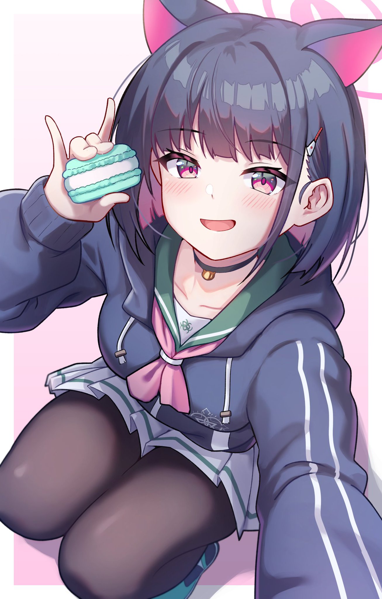 Amazon.co.jp: α4 ブルアカ マカロン&黒ストッキング 杏山カズサ