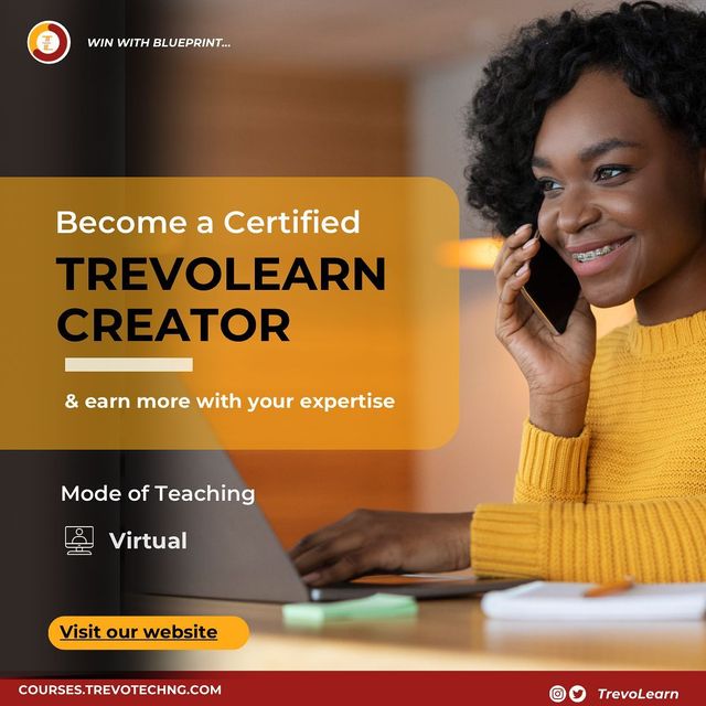 trevolearn's tweet image. To become a creator at TREVOLEARN and teach Newbies how to be successful in their chosen career paths...

Follow these steps👇

🧵

#careertips #tutors #careerexperts #professionals #softskills