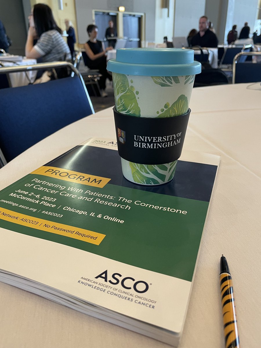 My #owncup is feeling lonely at #ASCO2023. I know #reuse isn’t the theme of this conference but so easy to pack your #owncup for #asco2024!