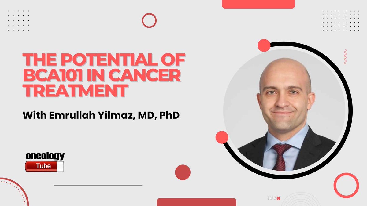 oncologytube's tweet photo. 📢 ASCO 2023 🎉

🔬 "BCA101 - The Potential of BCA101 in Cancer Treatment," sheds light on the cutting-edge research and innovative therapeutic strategies presented by 👨‍⚕️ Dr. @YilmazMDPhD at #ASCO23. @CleClinicMD #BCA101 #HeadandNeckCancer #ASCO23

📎 https://t.co/JkQq8a7T0V https://t.co/9F3Unt7k0e