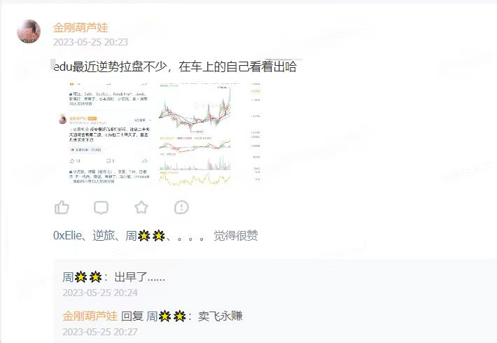 edu最近逆势拉盘不少 #芥末圈 #BNB
