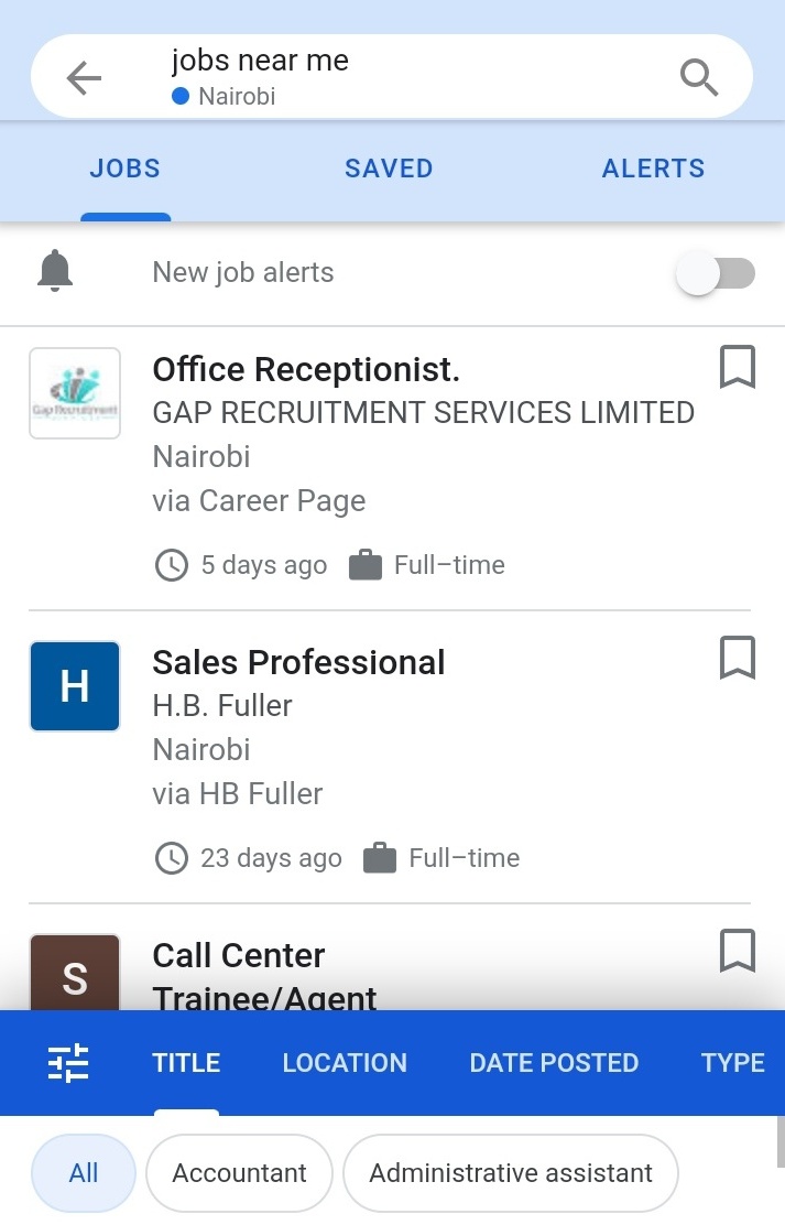 #Ad Did you know Google has amazing features check on the  Google jobs you're interested in and turn on the notification alert. It has been incredibly convenient. Use this link  bit.ly/jobs_10 to subscribe to Google job alerts.
#SearchIsLife #SearchNiLife #FindWithGoogle