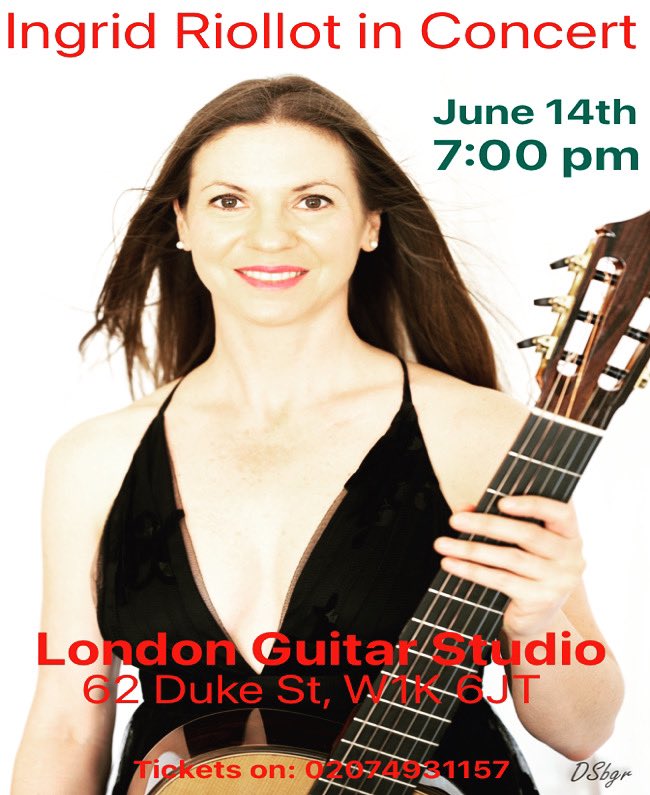 Looking forward to performing as a guest at French guitarist @ingridriollot's recital at @londonguitarstudio next Wednesday 14th of June. I'll be introducing works by @mariacamahort. #musiciansofinstagram #london #france #femalecomposers #femalecomposer #spanishguitar