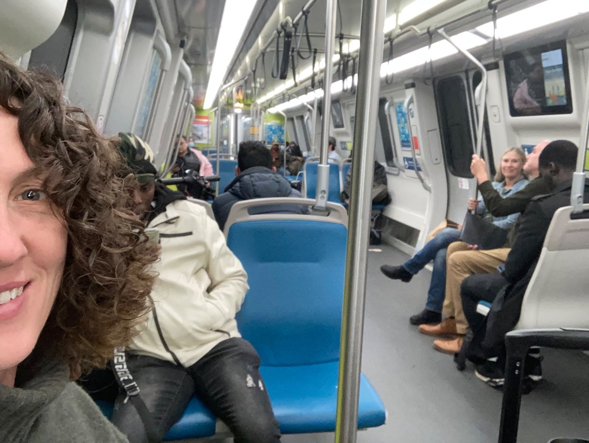 Beautiful Sunday morning on @SFBart. Car is full with people getting around the Bay Area. All of us will be stranded if we let transit fall off the #fiscalcliff. We elected <a href="/GavinNewsom/">Gavin Newsom</a> to support housing and transit. Get it done! #FundTransit