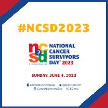 Today is National Cancer Survivors Day. #NCSD2023 My husband is a 3 time cancer survivor (Hodgkins, thyroid, and lymphoma) & past the 5 year mark. 

Keep 💪🏼 to all those currently battling. I pray that one day there will be a cure. 💜