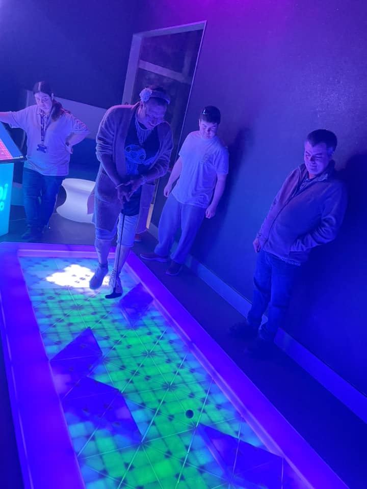 Our Life Access Skills Group enjoyed a day out at @panicroomkent  - #Gravesend Family Entertainment Centre.

We played crazy golf, retro games, and interactive air hockey. 🎮

So much fun, check out our life access skills group here: kasbah.org.uk/our-services