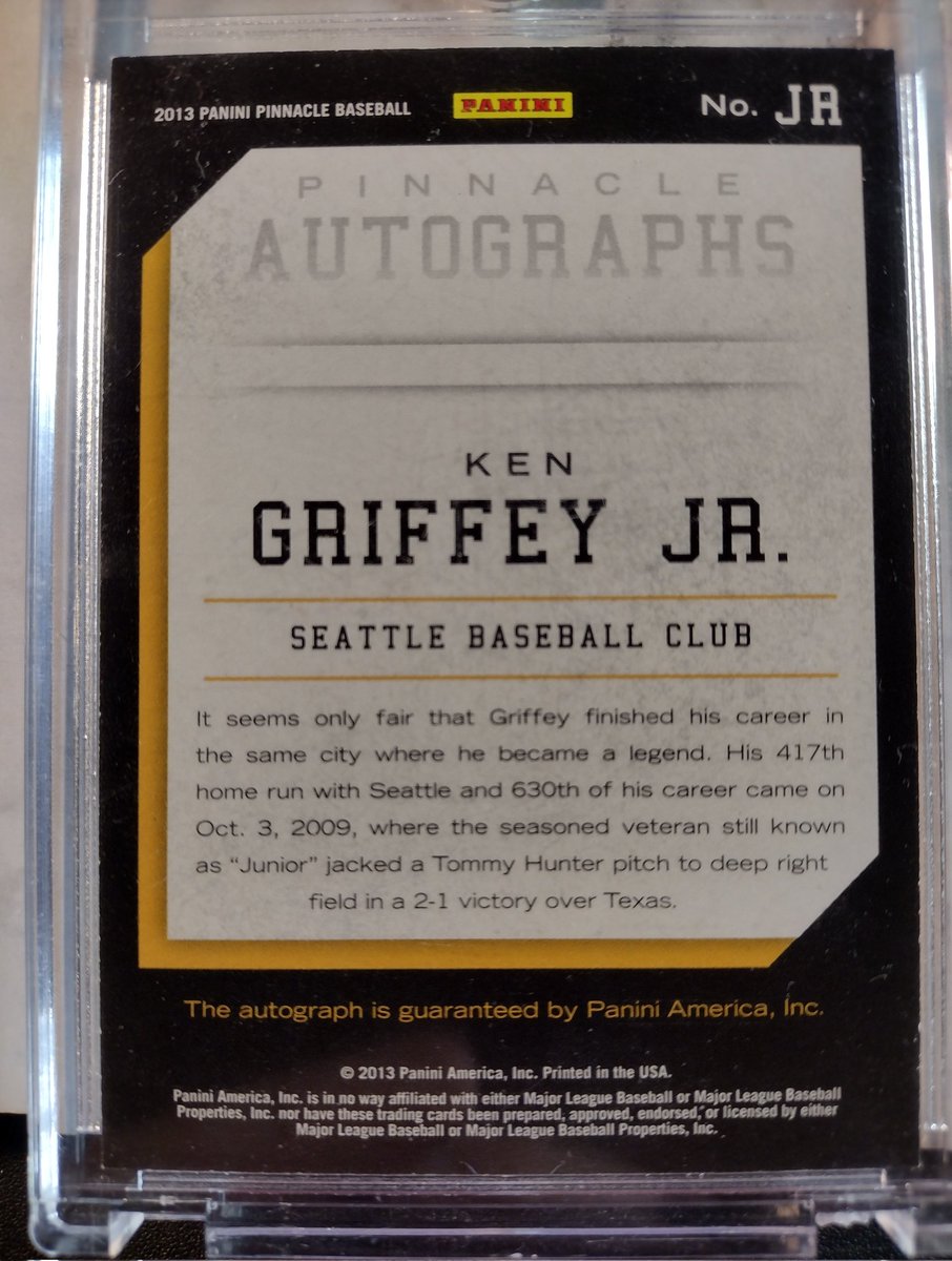 Deal of the day! 
Ken Griffey Jr Lot - $260.00 shipped.

PayPal, Venmo accepted. Any questions please let me know.

@SportsCardBOT 
#Griffey
#thehobby 
#baseball
#Mariners 
#Collectors
#Autograph
#dealoftheday 
#cheap
#mlb
#TheKid
#Panini
#Pinnacle
@SportsCardRadio 
@sportscards