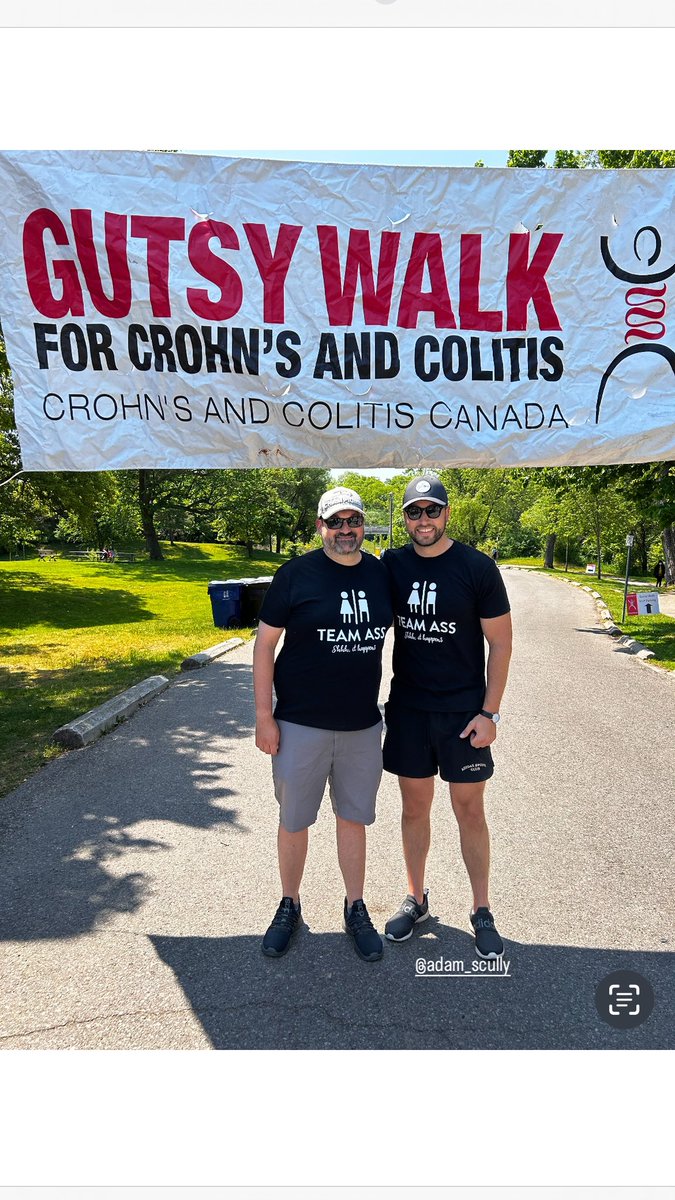Great walk for a great cause! <a href="/adam_scully/">Adam Scully</a> <a href="/getgutsycanada/">Crohn's and Colitis Canada</a>