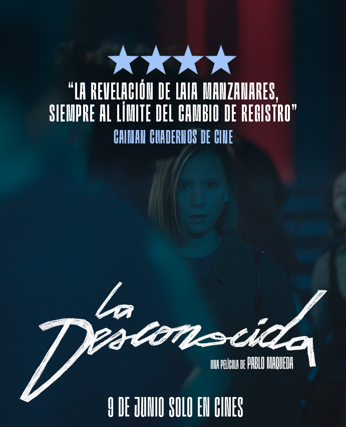 'La revelación de @LaiaManzanares, siempre AL LÍMITE DEL CAMBIO de registro', ★ ★ ★ ★ ➡ @CaimanCDC.

💥 #LaDesconocida ▶0⃣9⃣.0⃣6⃣🎦