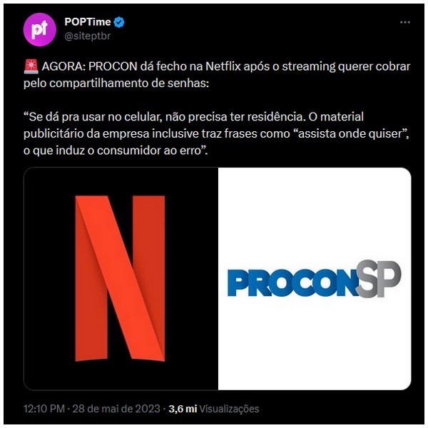 Procon para Netflix: se dá para usar no celular, não precisa ter