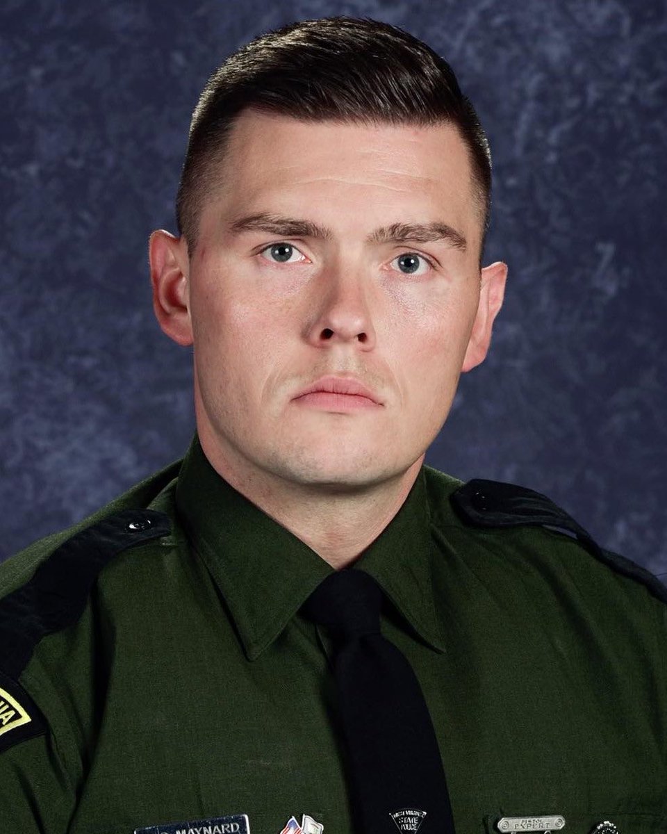 We extend our condolences to the family, friends, and colleagues of Sergeant Cory Maynard of the West Virginia State Police. On June 2, Sgt. Maynard was shot and killed as he responded to a call in Mingo County. @NatlTroopers @NLEOMF @TheIACP #WVStatePolice #HonorTheFallen