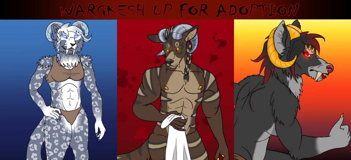 JBananasaurus's tweet photo. Go here (https://t.co/TnH6gL2fzi) for information on the species and how to apply for your own! 😃 They are like reverse werewolves, able to shift to quadrupedal and orc forms! https://t.co/o7Z9RwP5am