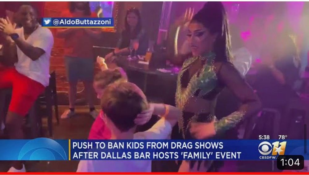 SoundAmerican's tweet photo. @beachblond52 @DemsKeys What a nice dragshow to show kids https://t.co/YmrCApLbvy