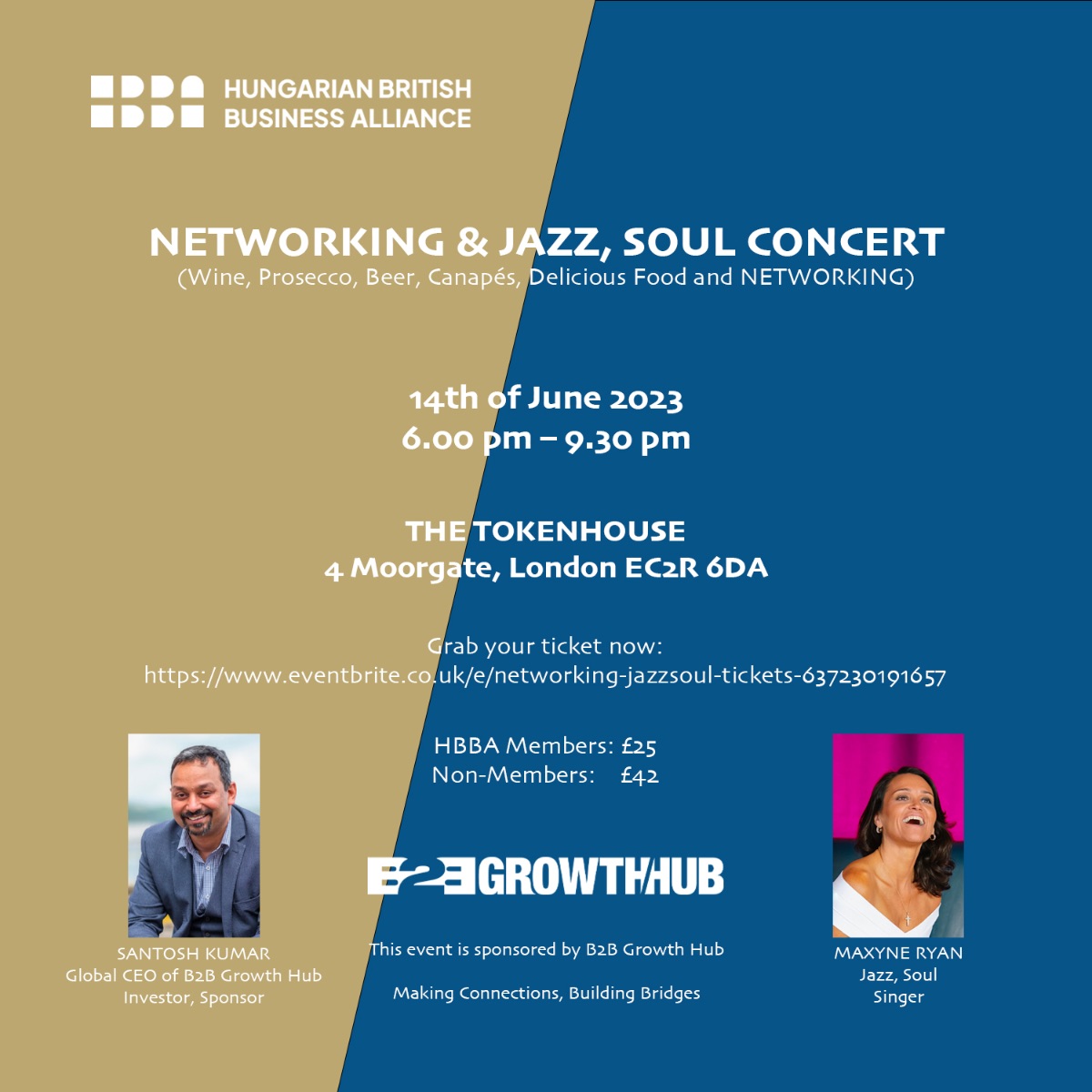 UKCEBS's tweet photo. ✈️Tedd szabaddá magad június 14-én! Várunk Networking,Jazz&amp;Soul üzleti találkozónkra London szívében!✈️ - https://t.co/4fZMaeaLeI https://t.co/uAimhXfAaw