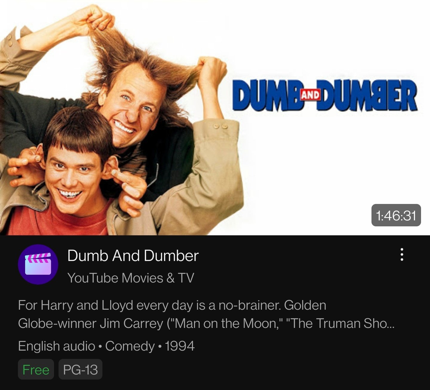 Jim Carrey Dumb And Dumber So Youre Saying Theres A Chance