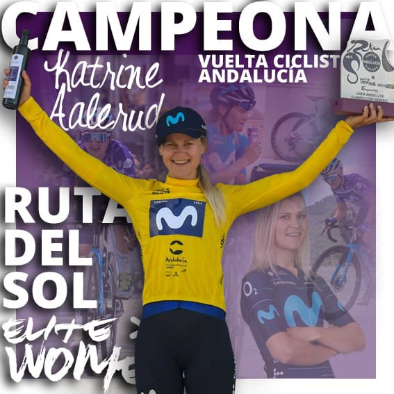 Vuelta a Andalucia Women (@vcawomen) on Twitter photo 🥇 <a href="/KatrineAalerud/">Katrine Aalerud</a> se corona como vencedora de la segunda Ruta del Sol Élite Women
#VCAWomen #UCIEuropeTour #AIOCC 🥇 <a href="/KatrineAalerud/">Katrine Aalerud</a> se corona como vencedora de la segunda Ruta del Sol Élite Women
#VCAWomen #UCIEuropeTour #AIOCC